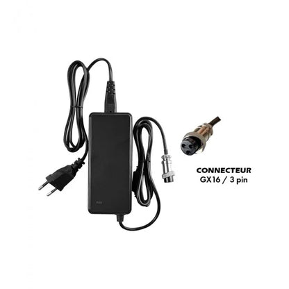 chargeur-42v-2a-connecteur-gx16-3 trottissime alencon