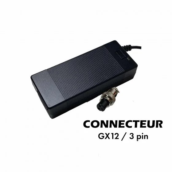 chargeur-42v-3a-connecteur-gx12-3 trottissime alencon